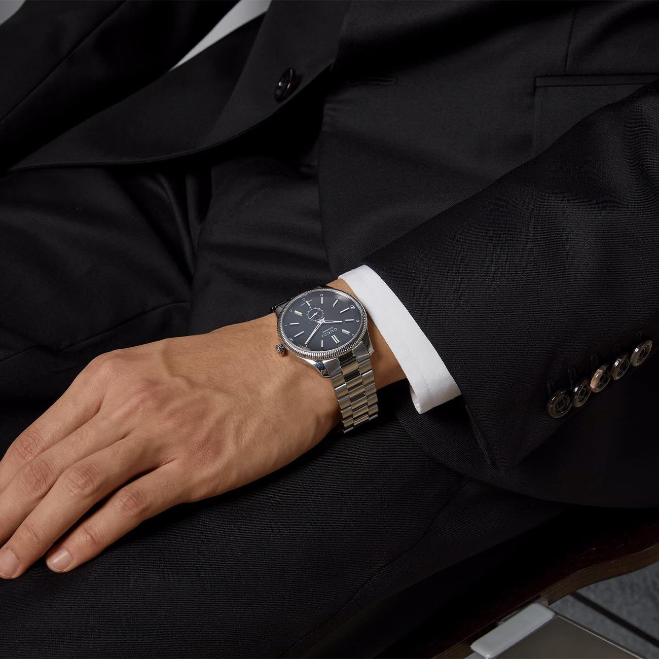 Men's Gucci G-Timeless Black Dial Automatic Watch - YA126388